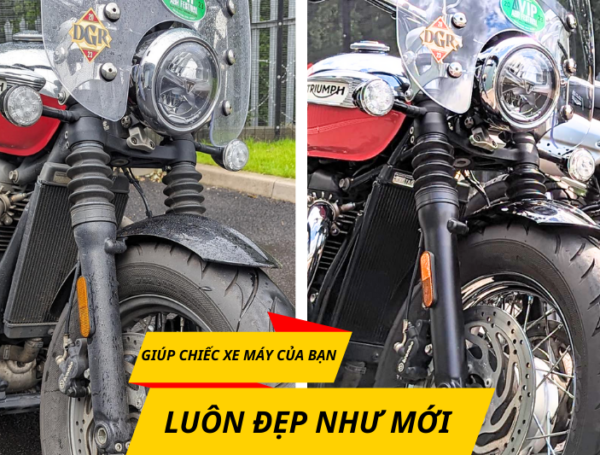 Những cách làm mới xe máy của bạn.