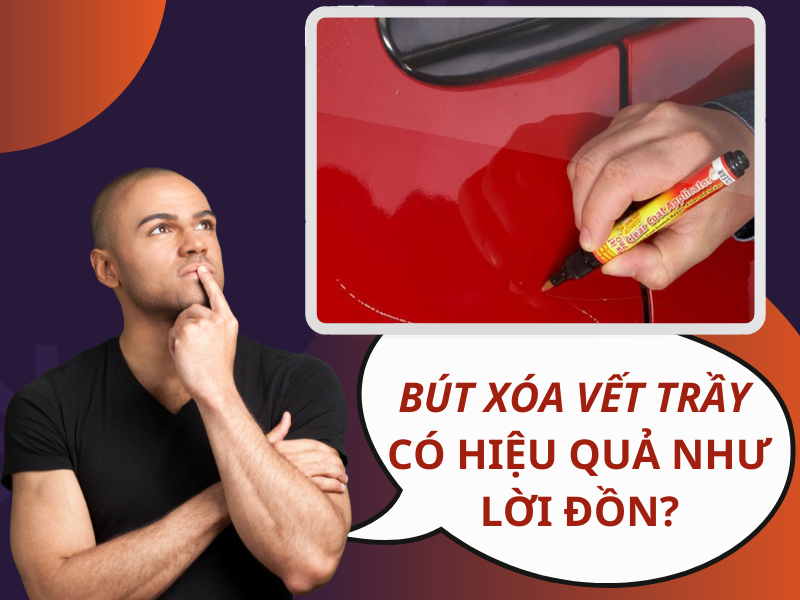 BÚT XÓA VẾT XƯỚC XE MÁY CÓ THẬT SỰ HIỆU QUẢ?