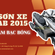 sơn xe AB 2015 màu xám bạc bóng