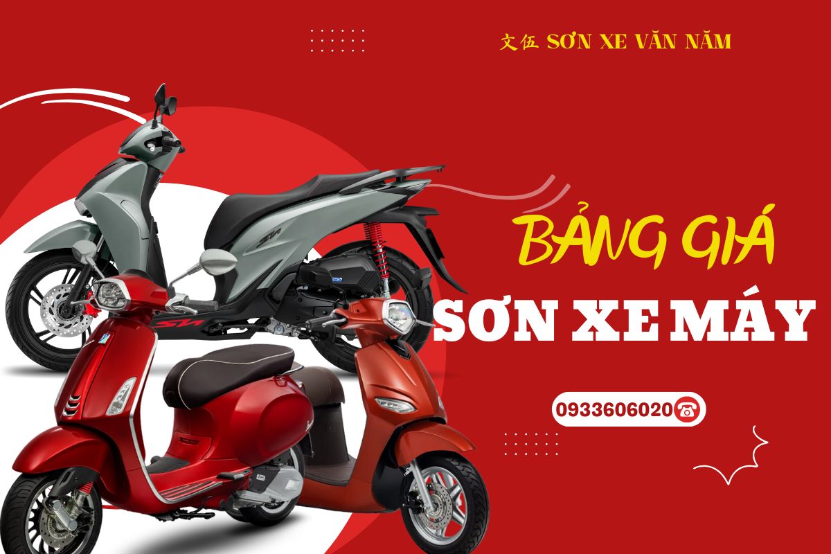 bang gia son xe may son xe van nam