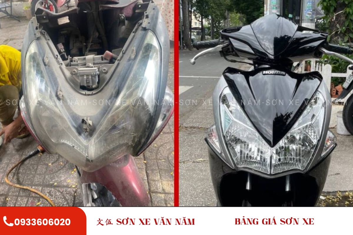 danh bong choa den son xe van nam