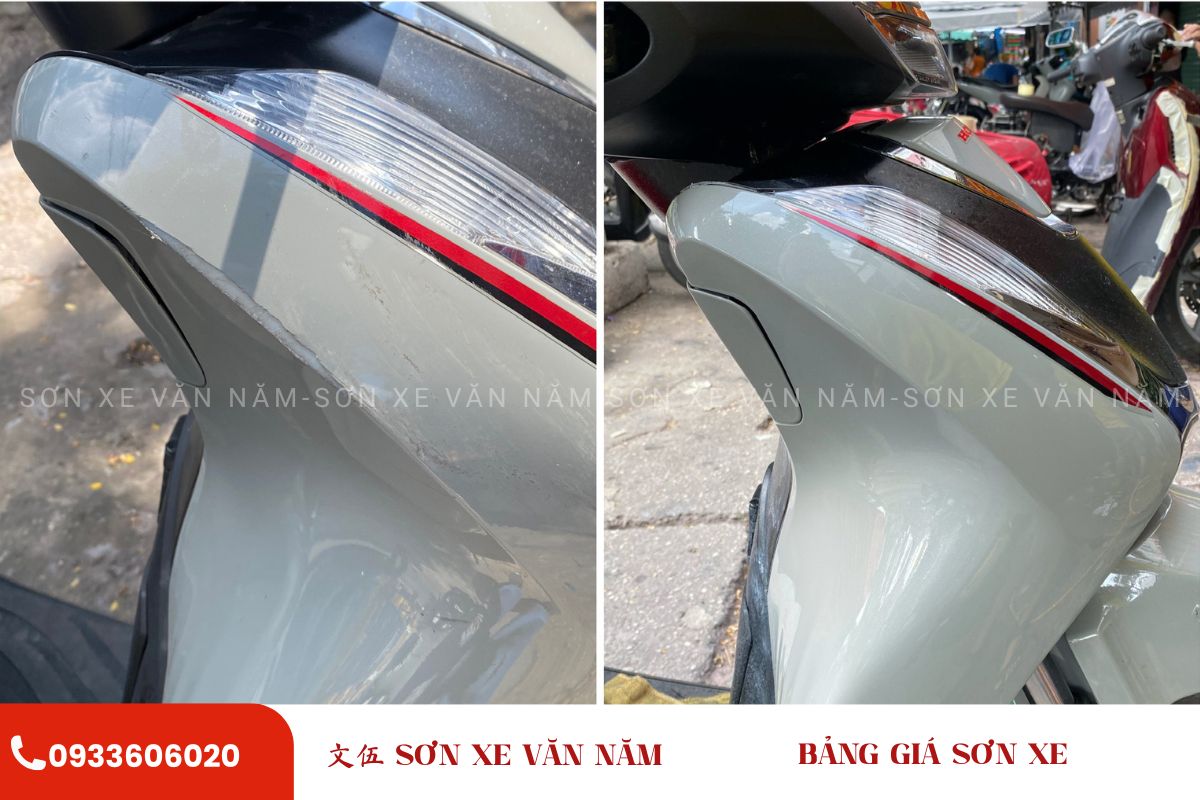 son dam vet tray xe sh son xe van nam