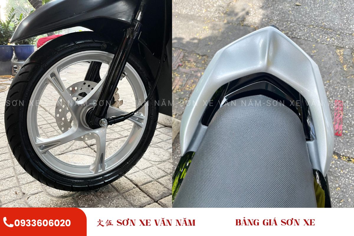 son dan chan xe airblade son xe van nam