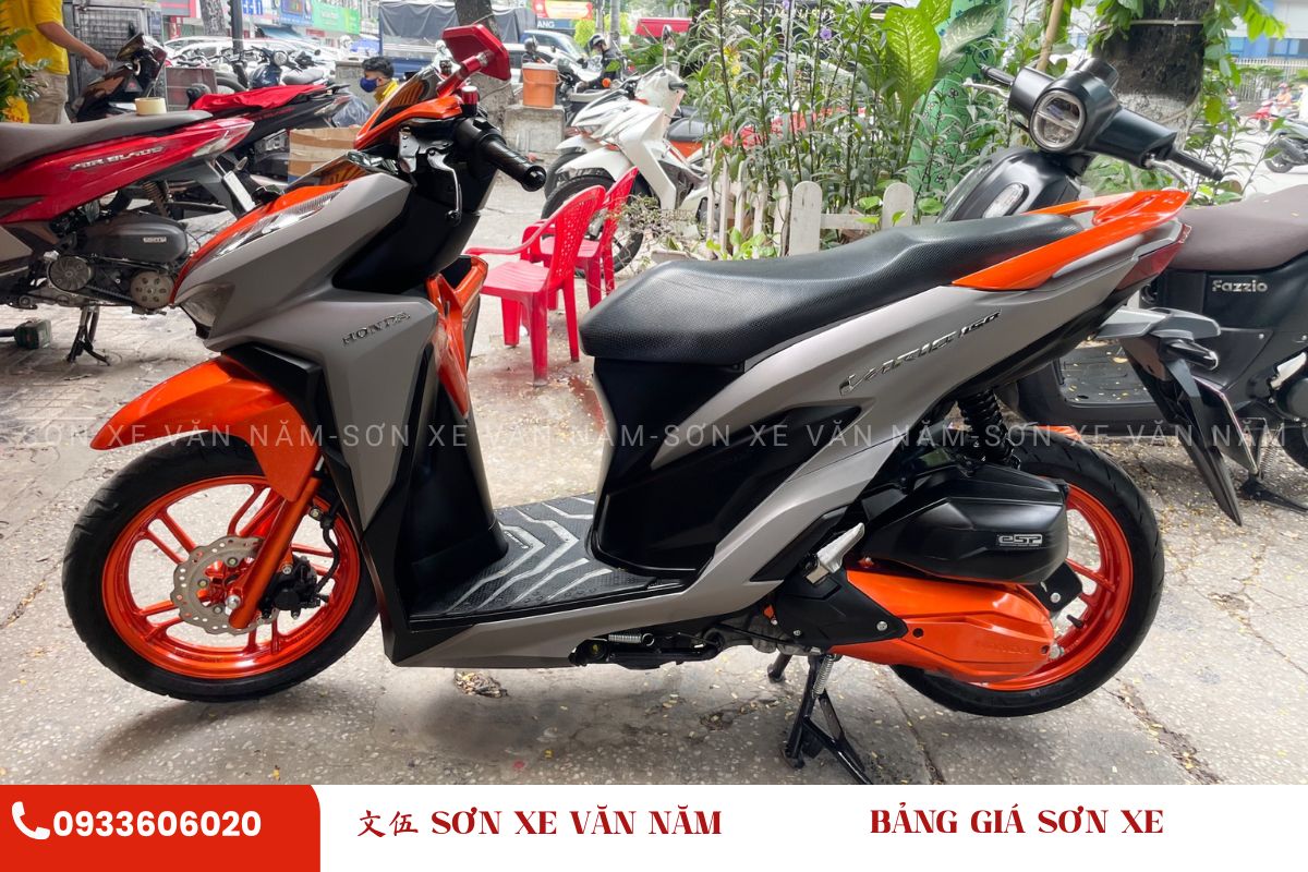 son vario xam mo phoi cam son xe van nam