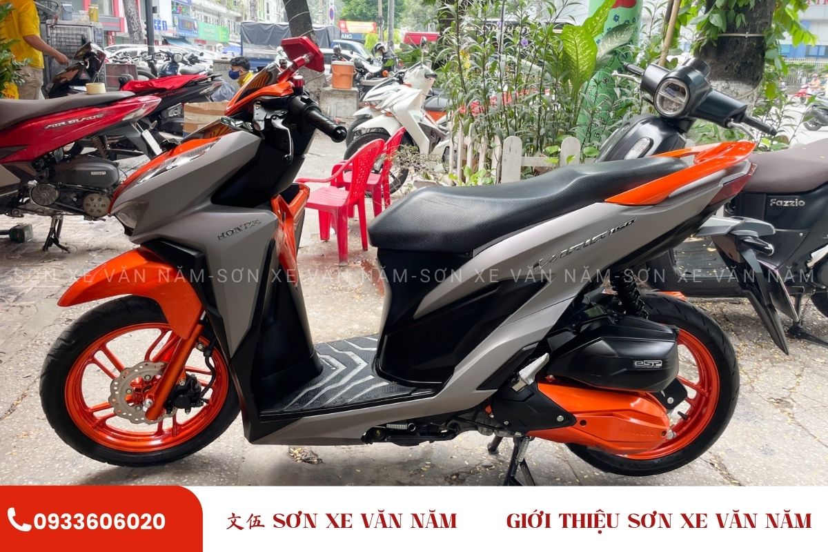 son xe vario mau xam mo son xe van nam